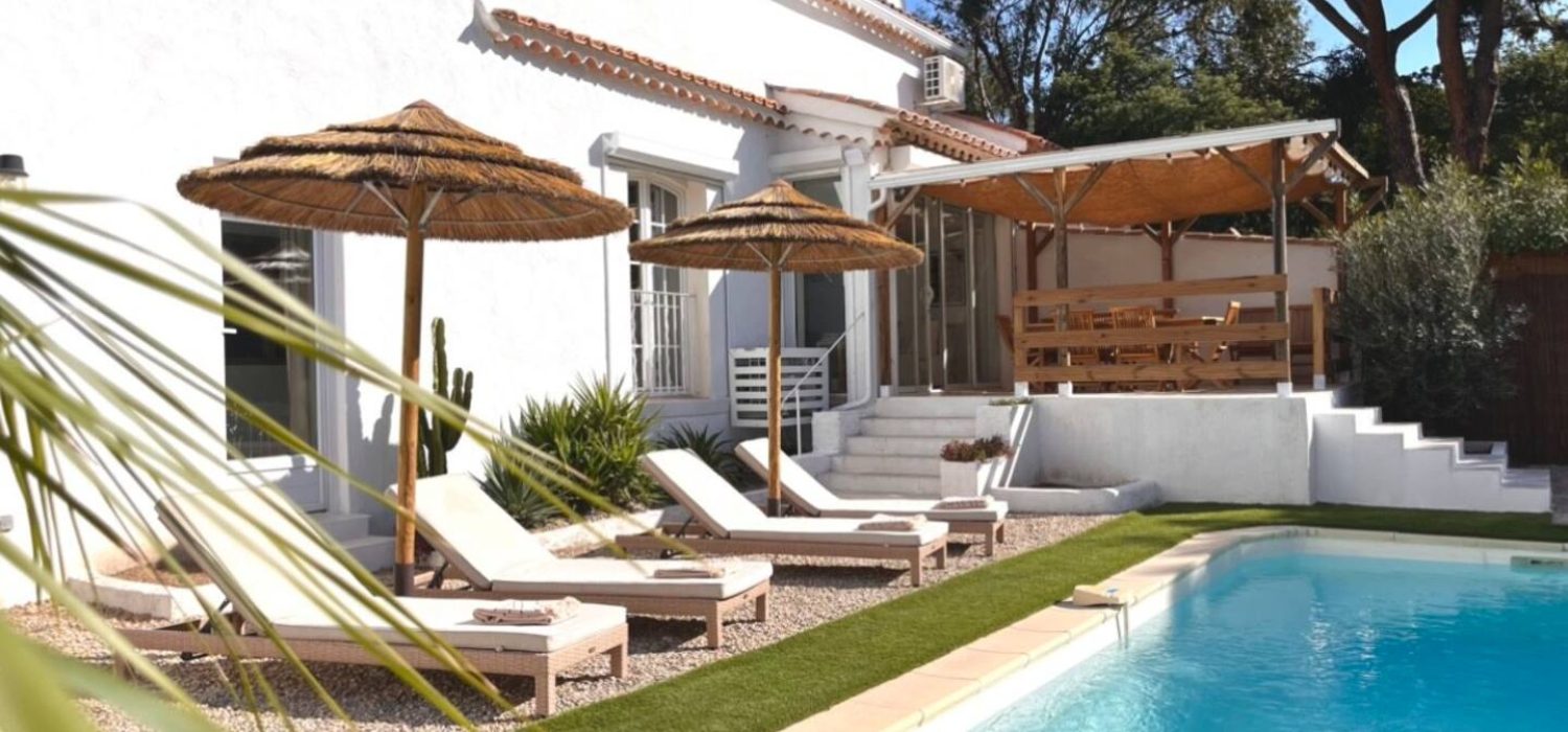 Villa 150m mer, piscine chauffée Grimaud - espace ext 1