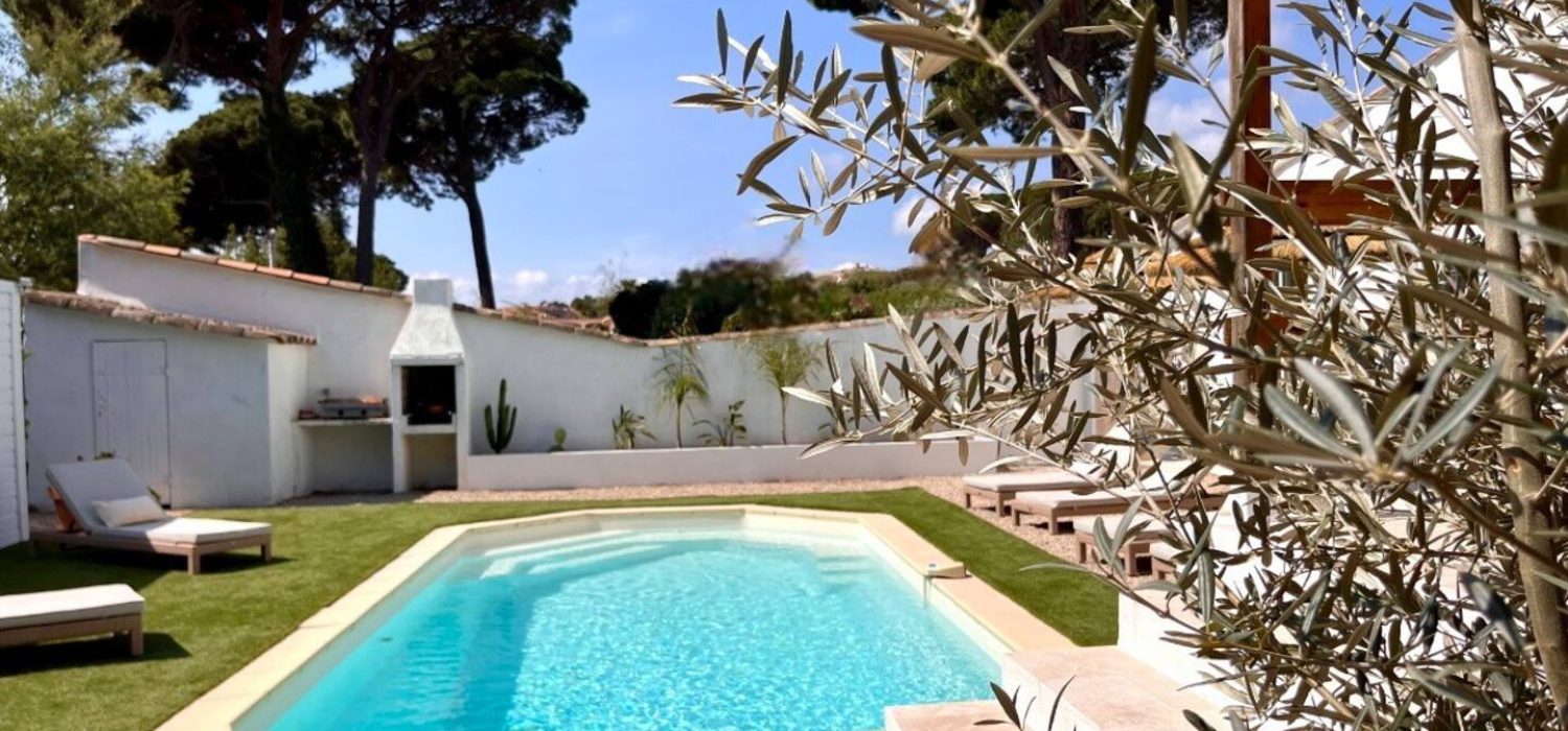 Villa 150m mer, piscine chauffée Grimaud - piscine ext